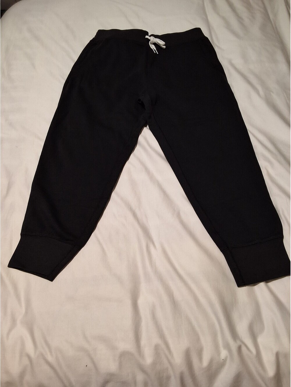 Polo Ralph Lauren Black Women's Sweatpants with Drawstring Waist Size S